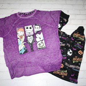 🖤🎃 Nightmare Before Christmas Pajama Set · Disney · Size XS 🎃🖤